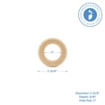 thumbnail image 3 of Wood Rings for Crafts 1-3/4 Inch, Pack of 10 Unfinished Wooden Rings for Macrame and Jewelry-making, by Woodpeckers, 3 of 5