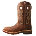 thumbnail image 2 of TWISTED X Adult Male 12in Nano Toe Western Work Boots, Color: Tan/Tan, Size: 11, Width: D, 2 of 5