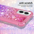 thumbnail image 4 of Compatible with Motorola Moto G Play 2024 Case Girls Women Liquid Glitter Heavy Duty Shockproof Back Cover Soft TPU Bumper Silicone Slim Protective Cover for Moto G Play 4G 2024 Gradient Pink, 4 of 7