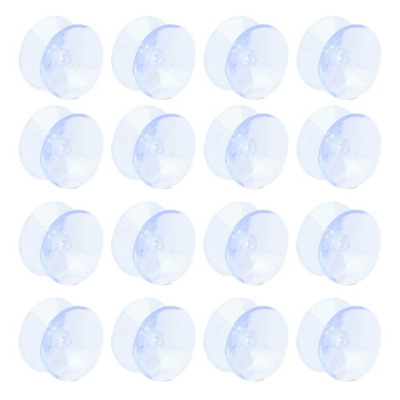 OFFIGAM Clear PVC Anti- Pads for Glass Table Top, 16 Pieces, Non- Furniture Pads for Stability and Safety