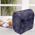 thumbnail image 3 of Dark Blue Stand Mixer Cover, Christmas Inspired Pattern with Ornate Curly Snowflakes Mandala Style, Kitchen Appliance Organizer Bag Cover with Pockets, 5 Quarts, Multicolor, by Ambesonne, 3 of 4