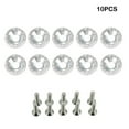 thumbnail image 4 of QualitChoice 10 Pièces Voiture Vis Rondelles Assortiment Ensemble Boulons de Véhicule Décoratif Rondelle Kit Pièces de Rechange Automobile Rouge Argent, 4 of 6