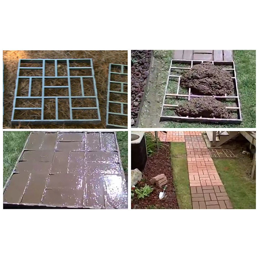 Paving Pavement Concrete Stepping Driveway Stone Path Mold Maker Mould