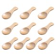 thumbnail image 4 of 10pcs Wooden Salt Spoons Mini Milk Powder Spoon Short Handle Ice Cream Scoop Kitchen Accessories (Natural Color), 4 of 9