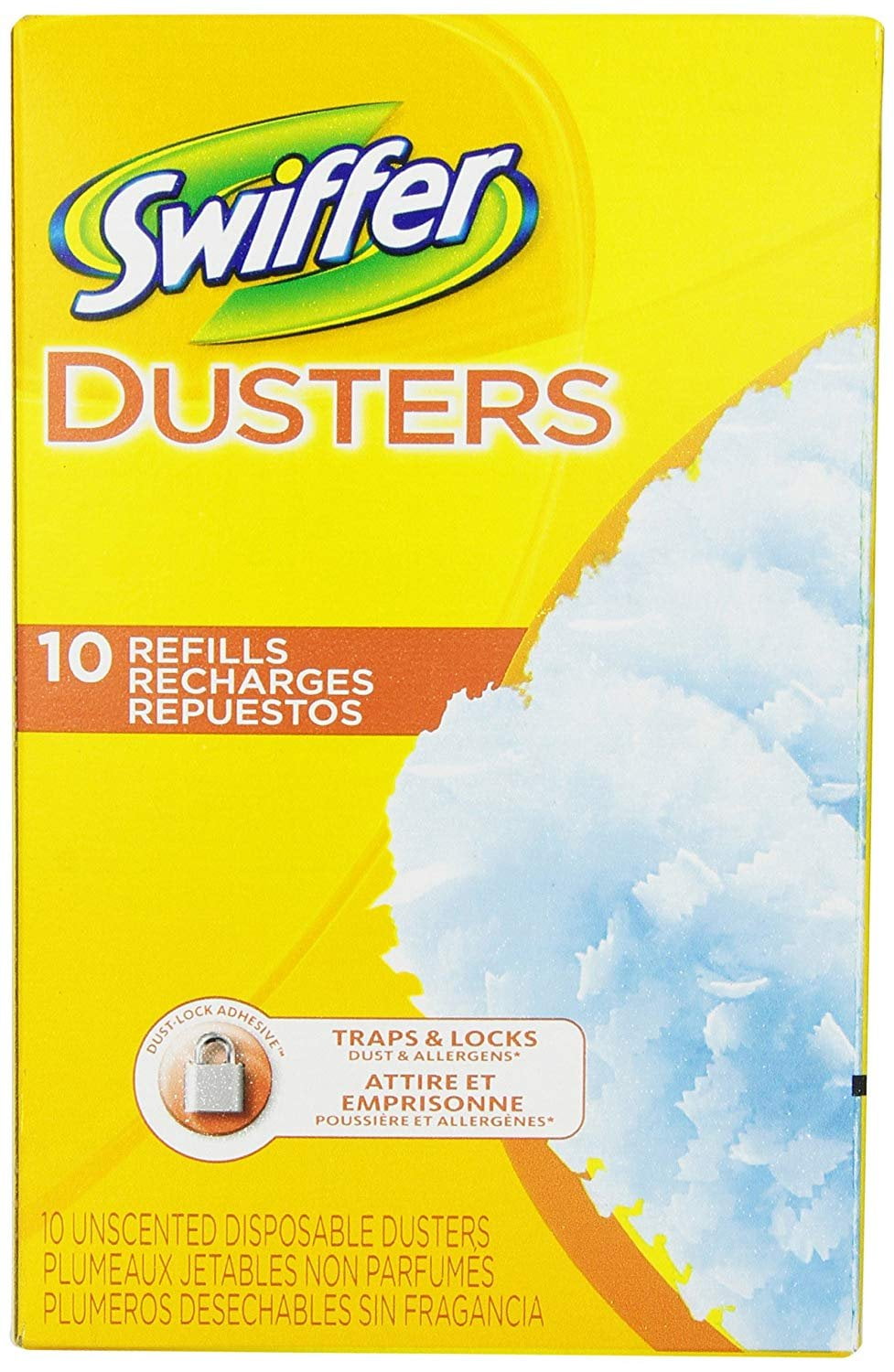 Swiffer Dusters Disposable Cleaning Dusters Refills Unscented, 10 Count