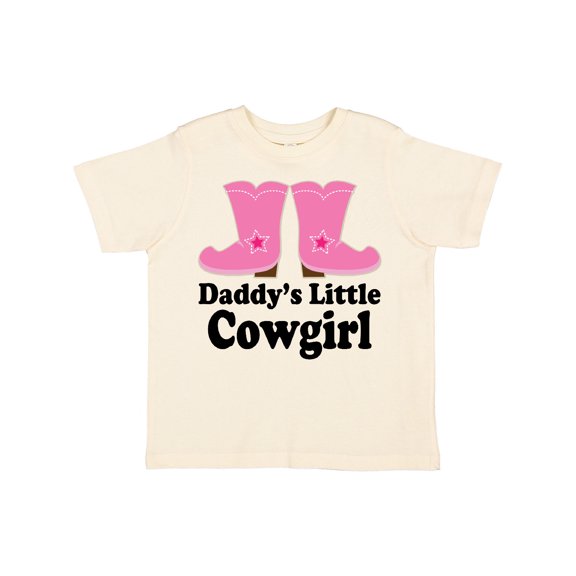 Inktastic Daddy's Little Cowgirl Girls Toddler T-Shirt