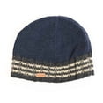 thumbnail image 2 of Erin Knitwear Blue Beanie Hat with Trim, One size, 2 of 2