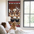 thumbnail image 3 of Red Chef Window Privacy Film, Kitchen Gourmet Black Plaid Vintage Static Cling UV Sun Blocking Tint Film Heat Control Windows Films for Bedroom Bathroom, Window Stickers 23.6"x59", 3 of 8