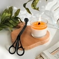 thumbnail image 5 of Candle Wick Cutter, Candle Wicks Trimmer Stainless Steel Wick Scissor(Matte Black), 5 of 7