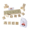 thumbnail image 2 of HILABEE Wooden Sand Tray Educational Flashcards Learning Tools for Boys Girls Ages 3 Letters, 2 of 9