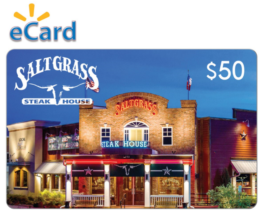 Saltgrass Steakhouse 50 Gift Card (email delivery)