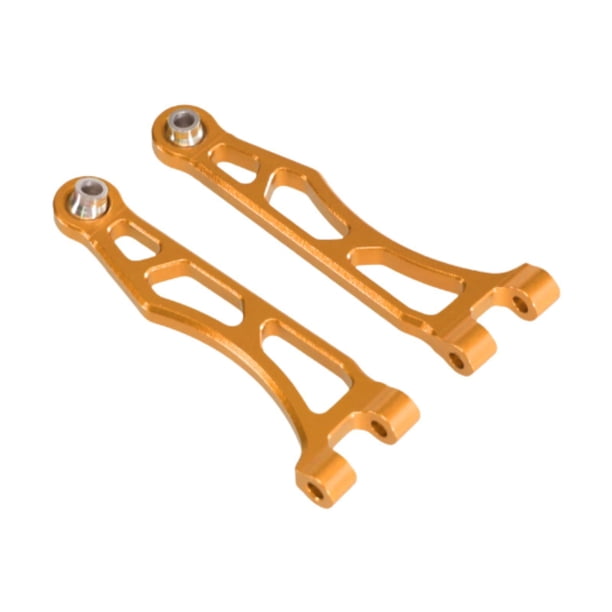 Brazos superiores delanteros altos / 16 Accesorios RC Fáciles de reemplazar Aleación de aluminio Fuerte Oro