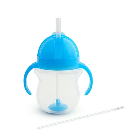 Munchkin Click Lock Weighted Straw Cup, 7 Ounce, Colors May (Best Infant Straw Cup)