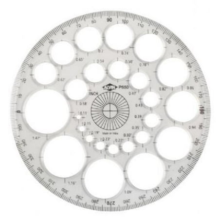 Alvin P550 5.5 in. Protractor Circular Drawing Instruments
