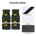 thumbnail image 4 of Zufioo Game Play Print Car Floor Mats Four-piece Set, Car Interior Accessories - Corrosion-resistant, Non-Slip, Suitable for Cars, Trucks, Vans, 4 of 7