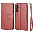 thumbnail image 4 of Galaxy A15 5G Case, A15 5G Wallet Case, Samsung Galaxy A15 5G 6.5 inchs PU Leather Case,Luxury Cash Credit Card Slots Folio Flip Cover [Detachable Magnetic Case] & Kickstand -Wine Red, 4 of 9
