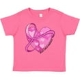 thumbnail image 3 of Inktastic Breast Cancer Awareness- Pink Ribbon Around Heart Boys or Girls Baby T-Shirt, 3 of 5