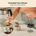 thumbnail image 4 of CUCKOO CK-G170BS Electric Glass Tea Kettle w/ Infuser, 7 Temperature Ranges, 1.7 L (Stainless Steel), 4 of 7