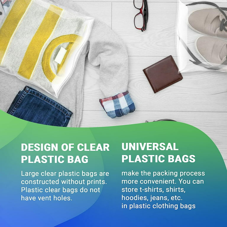  Amiff Clear Plastic Reclosable Zipper Bags, 3 x 5