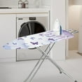 thumbnail image 2 of HELLHERO Butterflies and Lavender Print Ironing Board Cover and Pad Standard Size 15x54 inch Thick Padding Elastic Edge Resist Scorching and Staining Heavy Duty Padded Iron Covers, 2 of 5