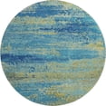 thumbnail image 2 of Addison Rugs Mayfield Premium Machine Washable Transitional Modern Navy Round Rug, 8' x 8', 2 of 6