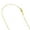 Yellow, variant on Solid 14K White Gold Classic Box Chain 0.5mm Wide Necklace with Lobster Claw Clasp (16 inches long)