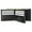 Black, variant on Men's Premium Leather Bifold Middle Flap Double Outside ID Card Holder Wallet P 1659