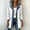White, variant on Sevevn Women's Color Block Denim Trim Corduroy Jacket Lapel Collar Button Down Long Sleeve Mid Length Casual Patchwork Outerwear Coat with Pockets Wine L