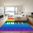 thumbnail image 3 of ODIKA 2x3 Machine Washable Non-Slip Area Rug, Graphic Multicolor High Traffic Rug with Pad, Red, 1053352, 3 of 8