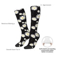 thumbnail image 4 of Balery Daisies Flowers Printed Novelty Socks Men's Women's Crew Socks Sports Socks Knee High Socks Cotton Socks Quirky and Cool Socks, 4 of 9