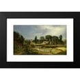 thumbnail image 2 of Andrew W. Warren 14x9 Black Modern Framed Museum Art Print Titled - Long Island Homestead, Study from Nature (1859), 2 of 5