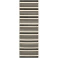 thumbnail image 1 of Safavieh Courtyard Indoor Outdoor Runner Rug, Black, Machine Made, 2'3' x 10', 1 of 4