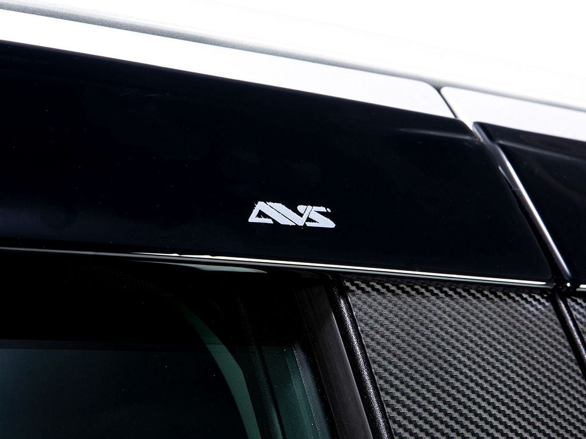 Auto VentShade (AVS) 894032 Lo Profile Vent Visors Smoke Front & Rear Set Fits 2018-2023 Chevy Traverse, 2024 Chevy Traverse Limited