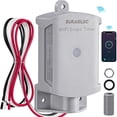 thumbnail image 1 of 35 AMP Wi-Fi Smart Timer Switch for Outdoor Electrical Boxes, 120V WiFi Pool Timer, Power Distribution Waterproof Junction Box, RV Outlet, Pool Light, Security System, Holiday Decorations, 1 of 7