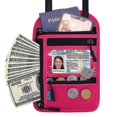 thumbnail image 1 of Cartera con soporte para pasaporte con bloqueo Rfid y cremallera para el cuello, 1 of 4