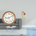 thumbnail image 2 of Wall Clock Singing Bird Ballet Dancer Resin Material Home Decor for Kitchen Office Desk, 2 of 8