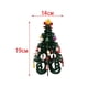 thumbnail image 3 of Árbol de Navidad de escritorio con estantería colgante, adorno artesanal para chimenea. Verde, 3 of 9