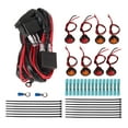thumbnail image 4 of Turn Signal Flasher Relay Harness, UTV Turn Signal Rocker Switch Complete Accessory Wear Resistant High Transparency  For  Cart Horizontal Turn Switch,Vertical Turn Switch,Vertical, 4 of 8
