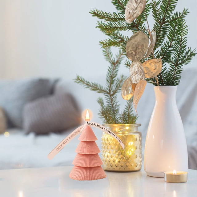 Christmas Tree Scented Candle Decoration Holiday Decoration Home Decoration