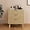 3 Drawer Dresser Natural, variant on Fluted 3 Drawer Dressers, Modern Closet Dressers Chest of Drawers, Wood Storage Dresser Chest of Drawers Organizer for Bedroom Living Room Hallway Closet(Natural)
