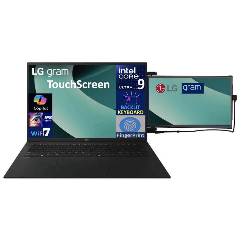 LG gram AI Powered Laptop 17.0in Touchscreen IPS WQXGA Display
