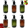 6Pcs 500ml Lotion Bottle Shampoo Container Gel Bottle Hand Sanitizer