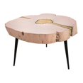 thumbnail image 2 of TOV Furniture Timber Pink and Brass Cocktail Table, 2 of 5