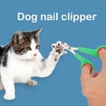 thumbnail image 1 of Tijeras para uñas de mascotas de acero inoxidable, cortadora de garras para perros y gatos (verde), 1 of 4