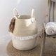 thumbnail image 4 of Cesta para la colada, cesta de almacenamiento, cuerda de algodón, habitación de niños, sala de estar, baño, cesta para la colada, grande, resistente con asa, 4 of 5