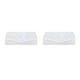 thumbnail image 3 of Qarigey Bolso Negro Con Cierre Duradero Y Práctico Para Mujer - Para Bodas Y Especiales Blanco 1 Blanco 1 2piezas, 3 of 6