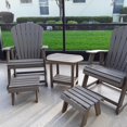 thumbnail image 3 of Amish-Made Recycled Poly Outdoor Footstool with Stainless Steel Hardware (Cedar), 3 of 5