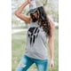 thumbnail image 4 of ABPHQTO Camiseta de tirantes con estampado de calavera y esqueleto de bandera nacional informal gris para mujer, 4 of 5