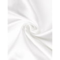 thumbnail image 5 of INSPIRE CHIC Women's Elegant Satin Cap Sleeve Pleated Neck Blouse for Casual Office Wear XL White, 5 of 6
