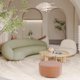 thumbnail image 2 of Cloud Couch Living Room Sofa Lounge Fabric Corner Nordic Living Room Sofa Modern Elegant Wohnzimmer Sofas Sofa Set Furniture My Lux Decor Round, 2 of 16